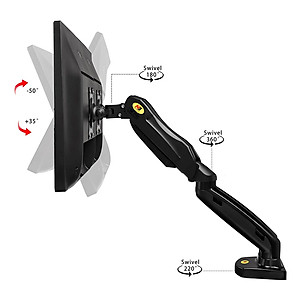 Giá Treo 2 Màn Hình Để Bàn F160 (17-27 inch) - Hàng Nhập Khẩu