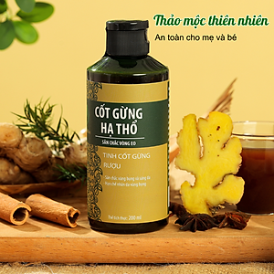 Cốt Gừng Hạ Thổ Massage Săn Chắc Vòng Eo, Lưu Thông Khí Huyết Wonmom 200ml