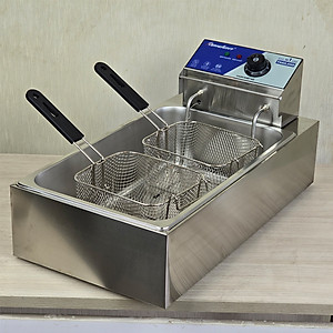 Bếp chiên nhúng ngập dầu 12L đơn Raiden RD-1112, công suất 3000W, 2 rổ chiên-Hàng chính hãng