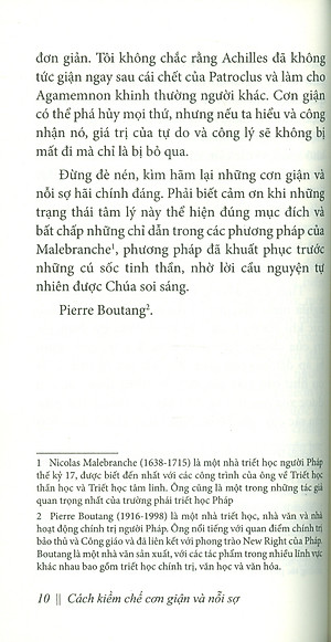 Cách Kiềm Chế Cơn Giận Và Nỗi Sợ - A. J. Bellenger; Phan Thị Bích Lệ dịch