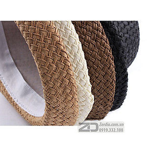 Mũ phớt, Nón cao bồi Fedora đan, thắt da cực chất cho nam và nữ