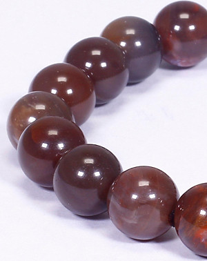 Vòng tay đá gỗ hóa thạch mệnh hỏa, mộc - Ngọc Quý Gemstones