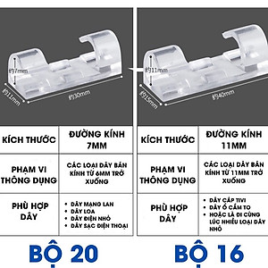 COMBO 2 BỘ Nẹp Dây Điện Miếng Dán Tường Siêu Dính , Kẹp Đi Dây Điện Kẹp Cố Định Và Giữ Luồn Dây Điện Siêu Sốc an toàn tiện lợi dễ lắp đặt Dây Mạng
