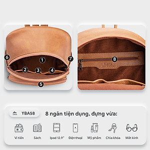 Balo Lata ( Thời trang nữ công sở cỡ lớn - Balo da BAL54 )