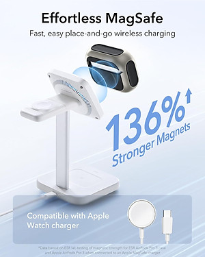 Bao Case cho Airpods Pro 3 (2025) ESR Orbit Colors Hybrid Magnetic Case - Hàng Chính Hãng