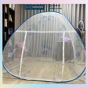 Mùng, Màn Ngủ Không Đáy Tự Bung Cao Cấp, Chống Muỗi An Toàn Tuyệt Đối - Hàng Việt Nam- Chính Hãng MINIIN