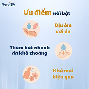 Tã dán người già FAMOLIFE Cao Cấp mềm mại, thấm hút, chuẩn chất lượng Châu Âu - Gói 10 Miếng