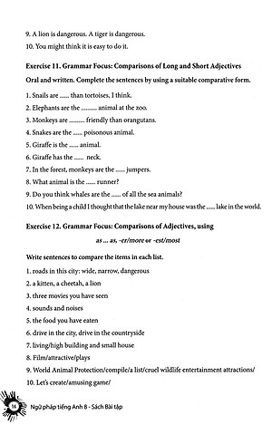 English Grammar - Ngữ Pháp Tiếng Anh 8 (Sách Bài Tập )