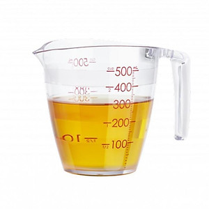 Cốc đong chia vạch Yoko 500ml, 200ml chịu lực tốt và chịu nhiệt, nhựa SAN nguyên sinh không chứa BPA
