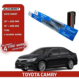 Gạt Mưa Xe Ô tô Toyota Vios Theo Từng Đời Xe,Loại Silicon 4 Lưỡi Cao Cấp, Thiết Kế Thông Minh, Gạt Êm Và Sạch Hơn