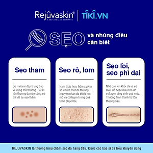 Miếng Dán Ép Sẹo giúp ngăn ngừa hình thành sẹo trên vết thương mới đồng thời làm Xẹp Sẹo Lồi / Phì Đại Rejuvaskin Scar FX 10x20cm