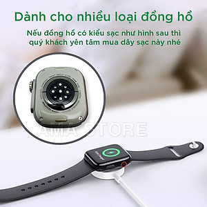Dây sạc Cáp sạc Từ tính Đồng hồ Thông minh TK S9 CD99 S16 hình tròn 2 - 4 lõi sạc nhanh Truyền dữ liệu Kết nối máy tính Hàng nhập khẩu