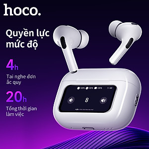 Tai nghe Bluetooth V5.4 Ho.co EW72 Chống ồn, Âm thanh sống động, màn hình LED hiển thị cảm ứng đa chức năng - Hàng chính hãng