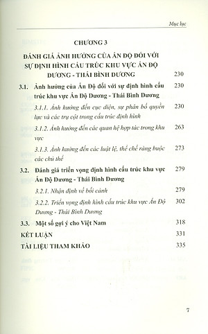 ẤN ĐỘ Trong Sự Định Hình Cấu Trúc Khu Vực ẤN ĐỘ DƯƠNG - THÁI BÌNH DƯƠNG (Sách chuyên khảo)