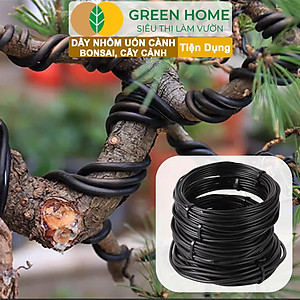 Dây Nhôm Uốn Cây Cảnh Bonsai GreenHome, Cuộn 100Gr, Mềm Dẻo Dễ Uốn, Đủ Loại Kích Thước
