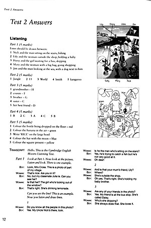 Cambridge English Movers 1 for Revised Exam from 2018 Ans Booklet