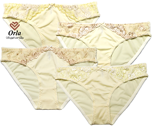 Combo 5 quần lót nữ thun lạnh ren thêu màu ngẫu nhiên MK03