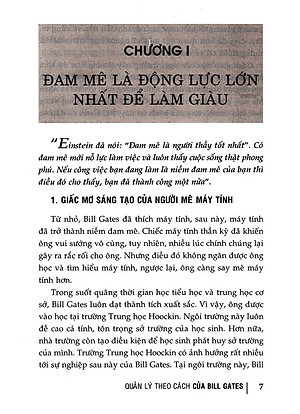 Sách Chiêu Bài Quản Lý Vàng Của Bill Gates