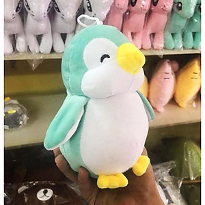 Gấu Bông Chim Cánh Cụt Siêu Mềm Siêu Dễ Thương Cho Bé Và Bạn Gái (20cm--->35cm) Tặng Kèm 1 Móc Khoá Dapu Đính Đá Xinh Xắn Như Hình