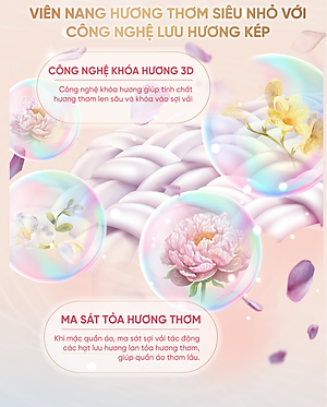 Viên giặt xả Mao Bao - Chống mạt và kháng khuẩn 10g*5 viên (Hương lan nam phi và tuyết tùng)