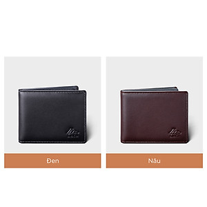 Ví nam da bò Lata ( Thời trang nam - Ví da thật LVN80 )