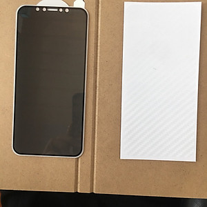 Miếng dán màn hình chống nhìn trộm iphone X/XS ( tặng kèm miếng dán lưng)