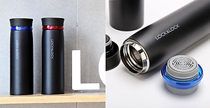 Bình Giữ Nhiệt Lock&Lock Feather Light LHC4131BKR (450ml)