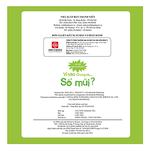 Sách Có Thể Bạn Chưa Biết- Vì Sao Chúng Ta... Sổ Mũi?