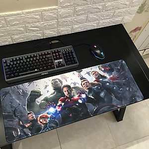 Miếng Lót Chuột, Bàn Di Chuột, mouse pad cỡ lớn siêu anh hùng/ hàng chính hãng