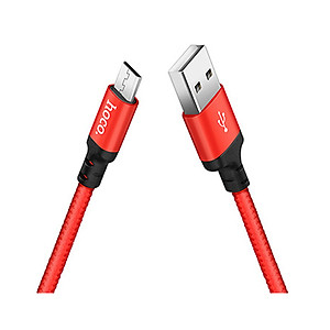 DÂY SẠC MICRO USB HOCO X14 2A 1M - CÁP SẠC NHANH BỌC DÙ CHỐNG ĐỨT GẬP CHO ANDROID SAMSUNG XIAOMI OPPO - GIAO MẪU NGẪU NHIÊN HÀNG CHÍNH HÃNG
