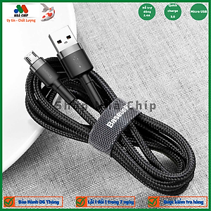 Cáp Sạc Nhanh Micro USB Cho Smartphone Android 2.4A Baseus Cafule - Hàng Chính Hãng