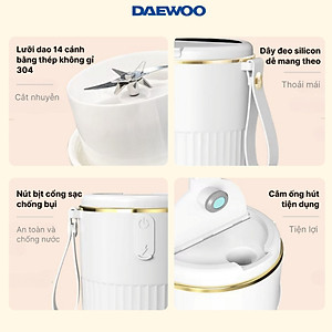 Ly Xay Cầm Tay DAEWOO DWBL-3424 (340ml) Hàng Chính Hãng