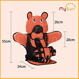 Ghế ngồi ô tô oto cho em bé 1 2 3 4 5 tuổi an toàn trên xe hơi MySun