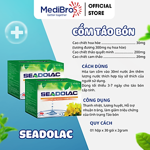 SEADOLAC HỖ TRỢ NHUẬN TRÀNG TỰ NHIÊN CHO TRẺ EM VÀ NGƯỜI LỚN hộp 30 gói/2g
