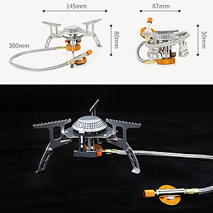 Bếp Gas Khí Đốt Có Thể Gấp Lại Cắm Trại Ngoài Trời Đi Bộ Đường Dài