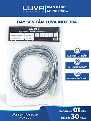 Combo vòi sen tăng áp LUVA VS4 kèm dây sen LUVA dài 1.5m