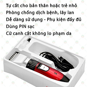[An Toàn] Tông Đơ Cắt Tóc KhoNCC Hàng Chính Hãng Cho Trẻ Em Hay Người Lớn - Tiết Kiệm, Tránh Lây Nhiễm - KDHS-TDKM730 (Màu Ngẫu Nhiên)