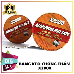 băng keo chống thấm chống dột x2000 kích thước (5cmx5m) new 2021