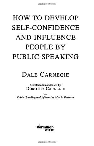 Sách How To Develop Self-Confidence And Influence People By Public Speaking (Mass Market Paperback)