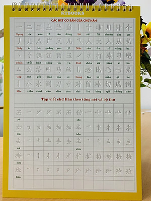 BỘ LUYỆN VIẾT CHỮ HÁN THẦN TỐC KHẮC CHÌM TẬP 1+ TẬP 2 3500 chữ hán