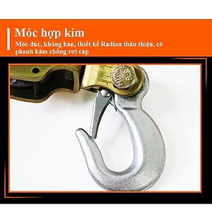 Pa Lăng Lắc Cáp ABG (Loại 2 Tấn), Ba Lăng Loại Dùng Cáp 7mm Để Kéo Căng Dây Cáp Tăng Cáp Điện, Cáp Quang Và Viễn Thông  - Hàng Chính Hãng