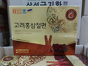 Hồng sâm Hàn Quốc thái lát