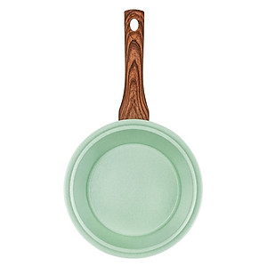 [Dùng Mọi Loại Bếp]Bộ 2 nồi và 1 quánh đúc đáy từ men chống dính ceramic  Greencook màu xanh ngọc và màu hồng ( chọn phân loại) gồm quánh size 18cm, nồi 20 và 24cm- hàng chính hãng