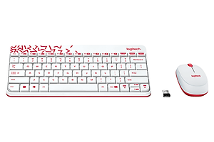 Bộ Bàn Phím Và Chuột Không Dây Logitech MK240 Trắng - Hàng Chính Hãng