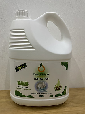 Combo Sản Phẩm Gốc Thực vật NRTB1 Peace Mass - Nước Rửa Tay 3.6 lít + Nước Rửa Chén 3.6 lít (Thuộc nhóm Sản phẩm Lành tính / Sinh học)