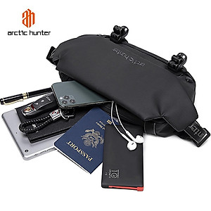 Túi đeo chéo, đeo ngực nam Arctic Hunter YB00047 chất liệu Oxford chống thấm nước, thiết kế nhiều ngăn tiện dụng