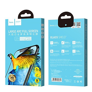 Kính cường lực cho iPhone 11 Pro Max, iPhone 11 Pro, iPhone 11, iPhone XS Max, iPhone X, iPhone XR chính hãng HOCO trong suốt HD