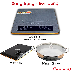 Bếp điện từ đơn CANAVAL CA6618 - Hàng nhập khẩu