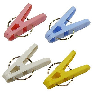 Combo 02 Set kẹp chữ A phơi quần áo Kokubo - Nội địa Nhật Bản