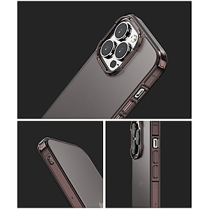 Ốp lưng nhám chống sốc cho iPhone 15 Pro Max, 15 Pro, 15 Plus, iP 15 hiệu Likgus Fosted Transparent chống bẩn và vân tay - Hàng nhập khẩu